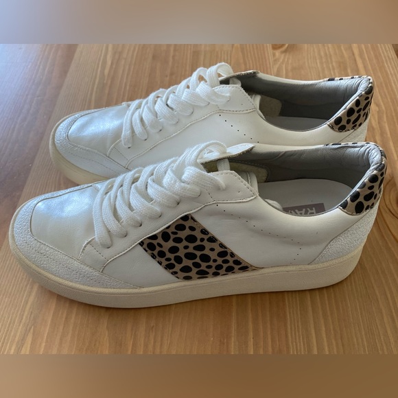 White Raven Leopard Shoes 7.5 - Picture 4 of 15